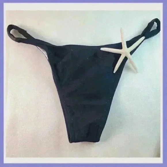 🔥 Silver & Black Glitter Bikini – Sexy & Sparkly! 🔥 - Picture 6 of 7